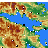 Nearby Forecast Locations - Xylokastro - Harita