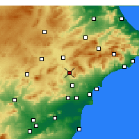 Nearby Forecast Locations - Elda - Harita
