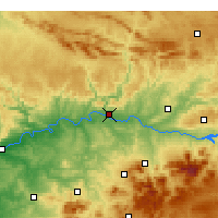 Nearby Forecast Locations - Andújar - Harita