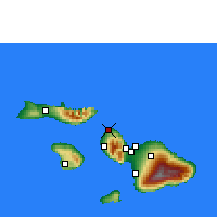 Nearby Forecast Locations - Lahaina/Maui - Harita