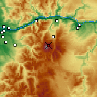 Nearby Forecast Locations - Hood Dağı - Harita