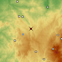 Nearby Forecast Locations - Aubusson - Harita