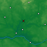 Nearby Forecast Locations - Précigné - Harita