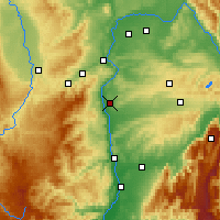 Nearby Forecast Locations - Roussilon - Harita
