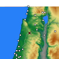 Nearby Forecast Locations - Umm al-Fahm - Harita