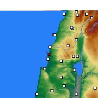 Nearby Forecast Locations - Nehariya - Harita