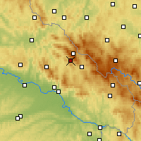 Nearby Forecast Locations - Bodenmais - Harita