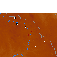 Nearby Forecast Locations - Kitwe - Harita