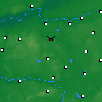Nearby Forecast Locations - Międzyrzecz - Harita