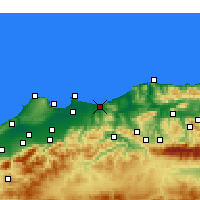 Nearby Forecast Locations - Boumerdès - Harita