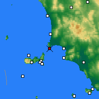 Nearby Forecast Locations - Piombino - Harita