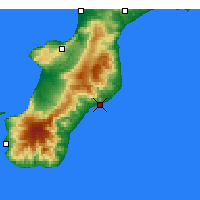 Nearby Forecast Locations - Roccella Ionica - Harita