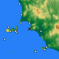Nearby Forecast Locations - Punta Ala - Harita