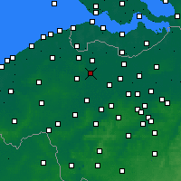 Nearby Forecast Locations - Zomergem - Harita