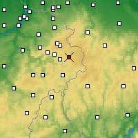 Nearby Forecast Locations - Bütgenbach - Harita