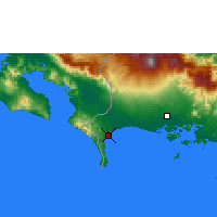 Nearby Forecast Locations - Puerto Armuelles - Harita