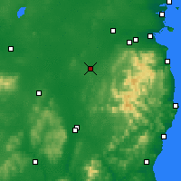 Nearby Forecast Locations - Droichead Nua - Harita