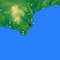 Nearby Forecast Locations - Dartmouth - Harita