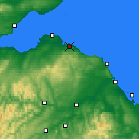Nearby Forecast Locations - Dunbar - Harita