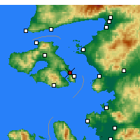 Nearby Forecast Locations - Midilli - Harita