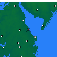 Nearby Forecast Locations - Milford - Harita