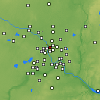 Nearby Forecast Locations - Fridley - Harita