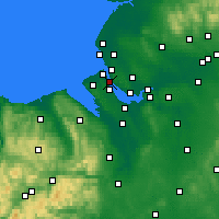 Nearby Forecast Locations - Birkenhead - Harita