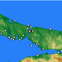 Nearby Forecast Locations - Beykoz - Harita