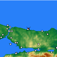Nearby Forecast Locations - Şile - Harita