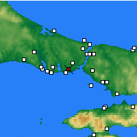 Nearby Forecast Locations - Bağcılar - Harita