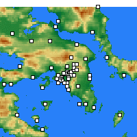 Nearby Forecast Locations - İraklio - Harita