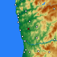 Nearby Forecast Locations - Vila Nova de Famalicão - Harita