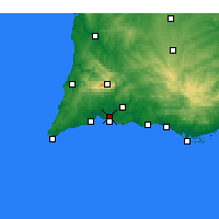 Nearby Forecast Locations - Portimão - Harita