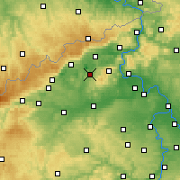 Nearby Forecast Locations - Bílina - Harita