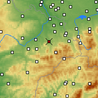 Nearby Forecast Locations - Frýdek-Místek - Harita