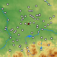 Nearby Forecast Locations - Łaziska Górne - Harita