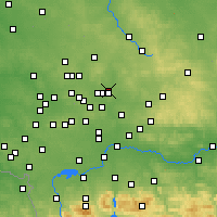 Nearby Forecast Locations - Dąbrowa Górnicza - Harita