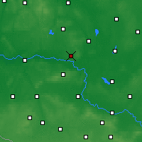 Nearby Forecast Locations - Sulechów - Harita