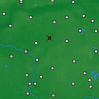 Nearby Forecast Locations - Wągrowiec - Harita