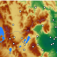 Nearby Forecast Locations - Nice Dağı - Harita
