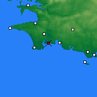 Nearby Forecast Locations - Bénodet - Harita
