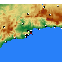 Nearby Forecast Locations - Torremolinos - Harita