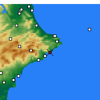 Nearby Forecast Locations - Calp - Harita