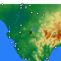 Nearby Forecast Locations - Arcos de la Frontera - Harita