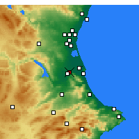 Nearby Forecast Locations - Algemesí - Harita