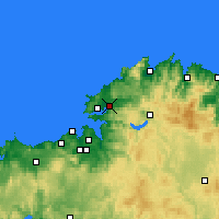 Nearby Forecast Locations - Narón - Harita