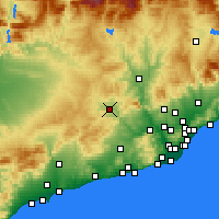 Nearby Forecast Locations - Igualada - Harita