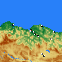 Nearby Forecast Locations - Algorta - Harita