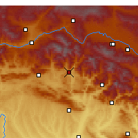 Nearby Forecast Locations - Kulp - Harita