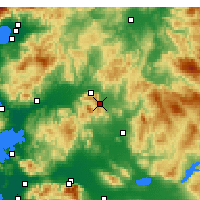 Nearby Forecast Locations - Kırkağaç - Harita